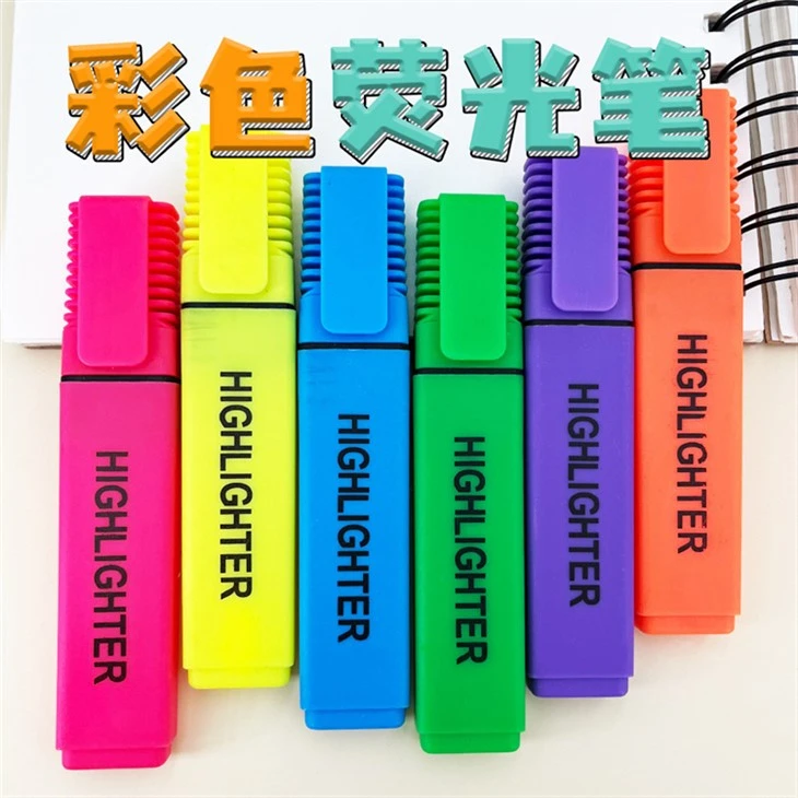 סט 6 צבעים Candy Color Highlighter Pen